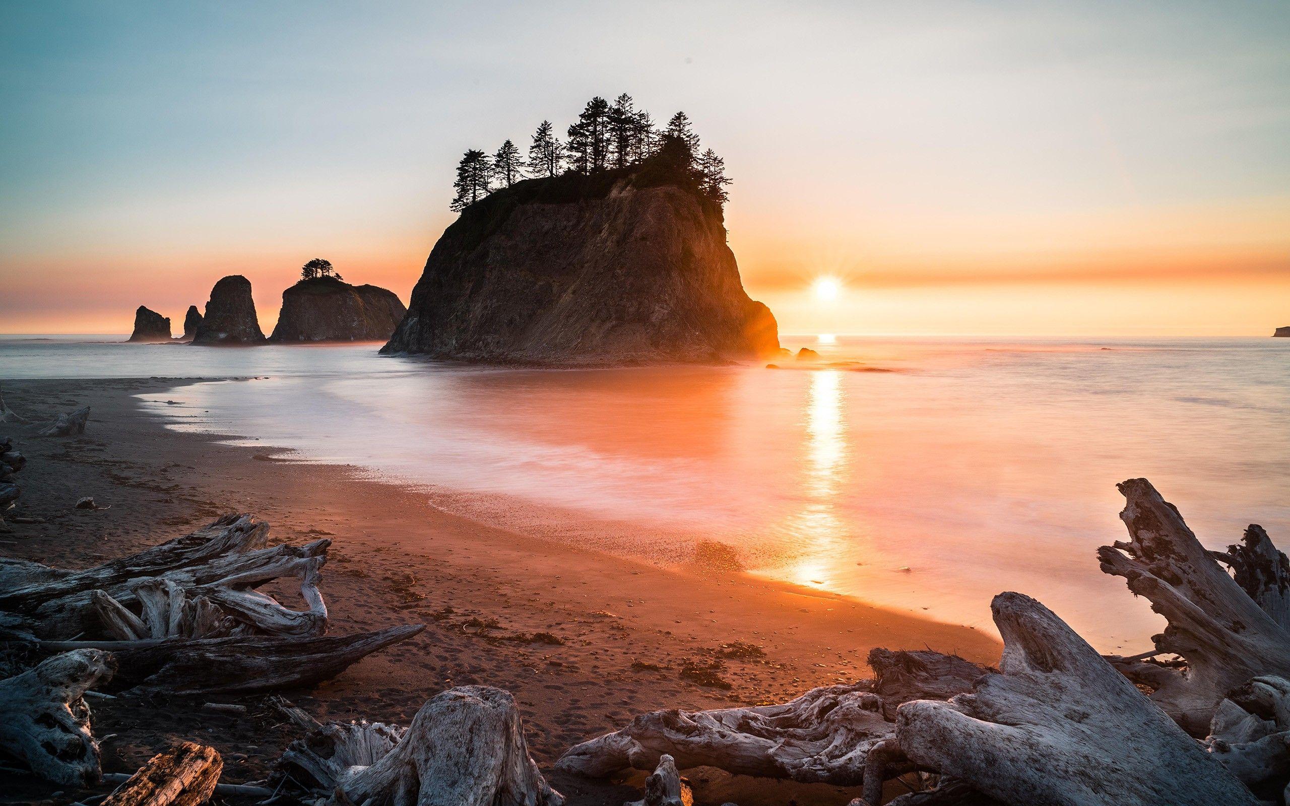 Oregon Coast Sunset HD Wallpaper