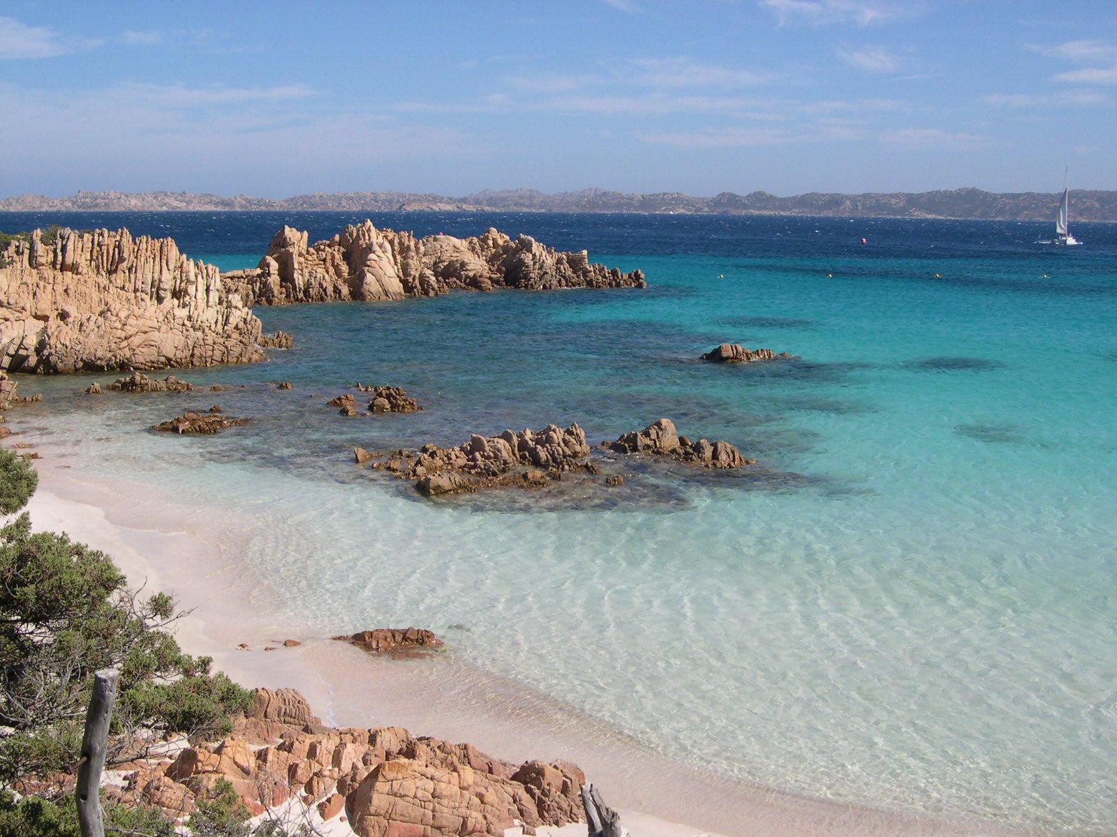 Pink beach in Sardinia wallpaper and image, picture