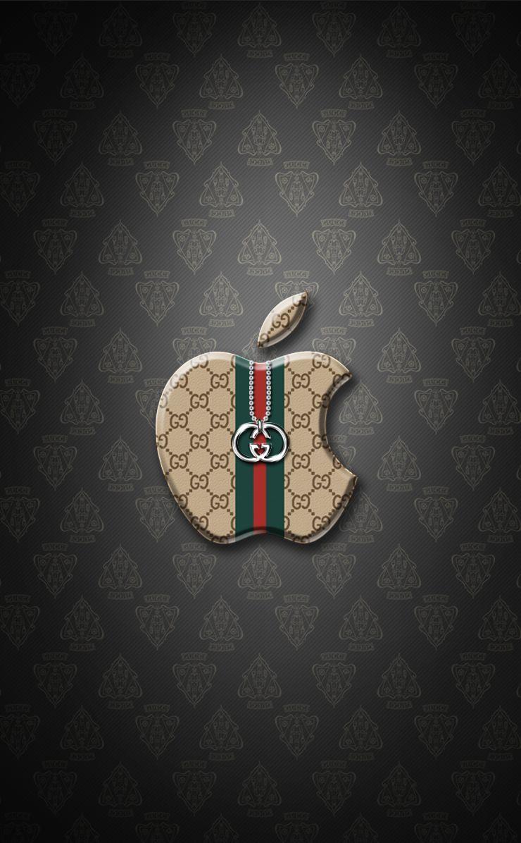 This is soooo cool. Gucci wallpaper iphone, Apple logo