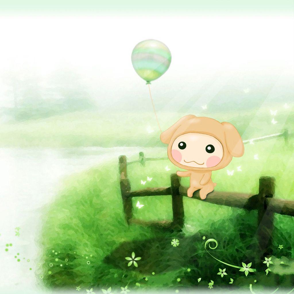 Free Walpaper Downloads: Dog Cute Cartoon Puppy