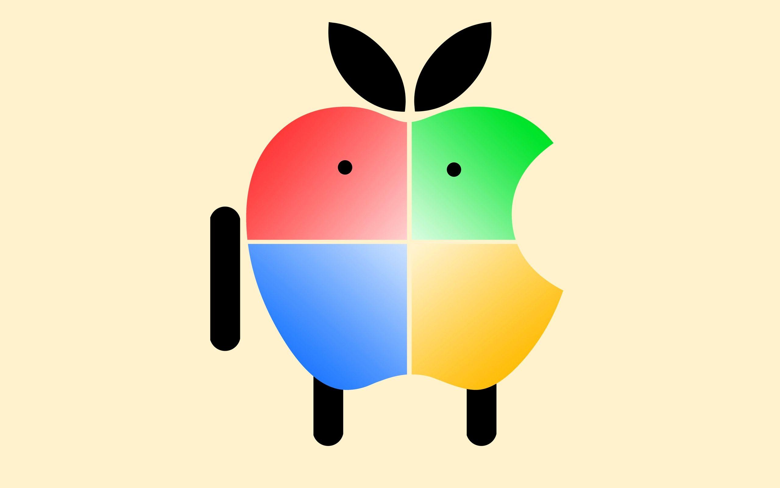 Apple Android Mascot Wallpaper