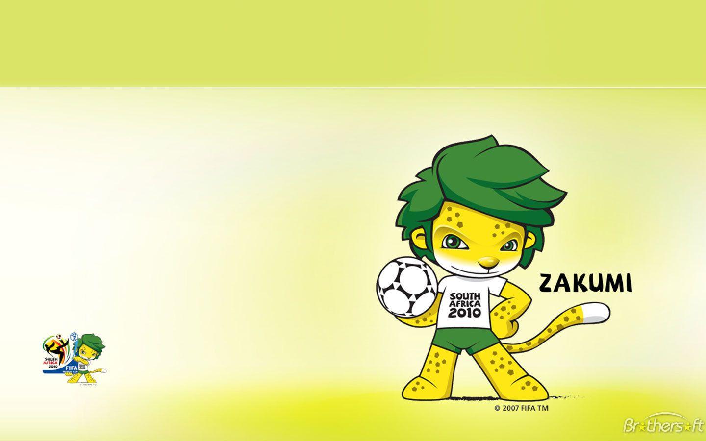 FIFA World Cup 2010 Mascot Widescreen Wallpaper for Mac free Download