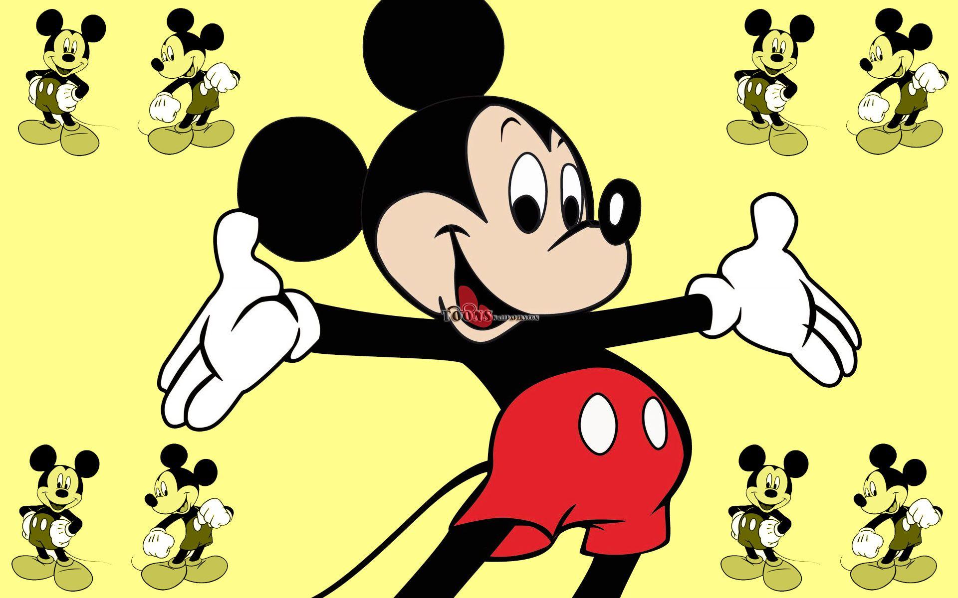 Mickey Mouse Wallpaper Background (High Resolution)