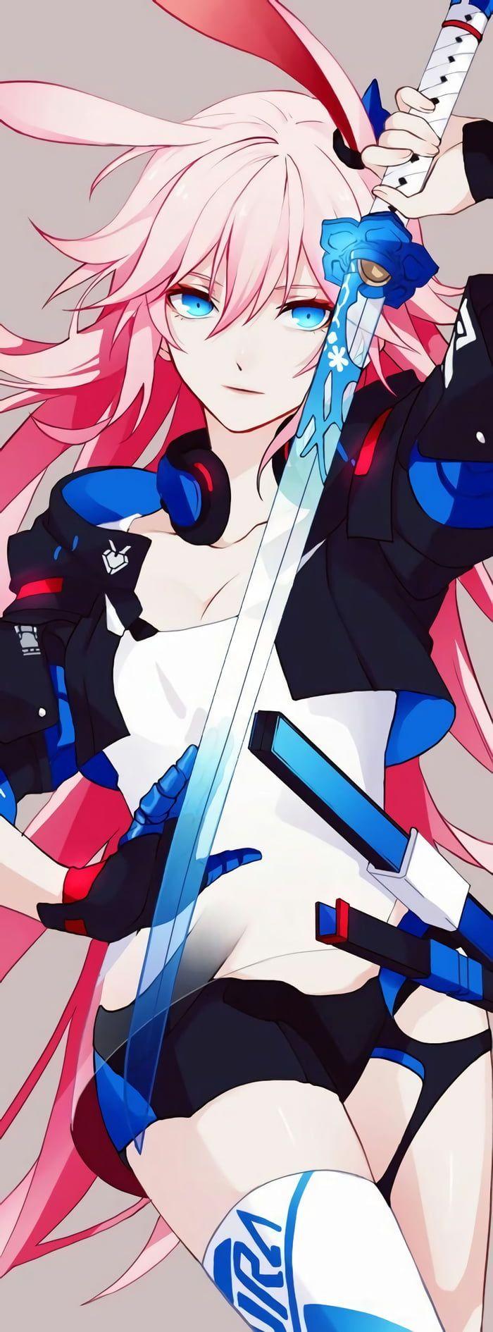 Arknights Operator: Yae Sakura Honkai Impact 3 Wallpaper HD