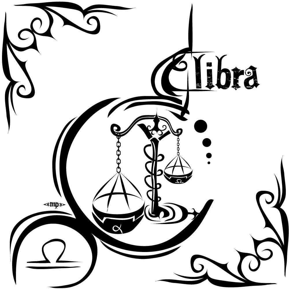 Collection of Libra Symbol Tattoo Designs