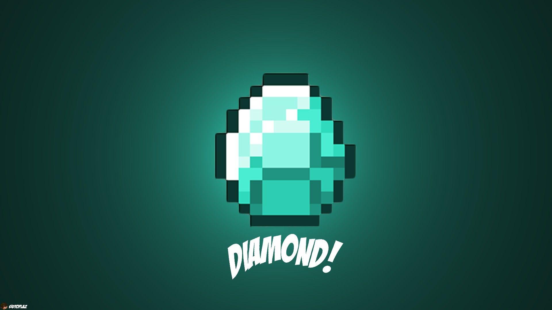Minecraft Diamond Image HD Wallpaper. Graphic design & logos