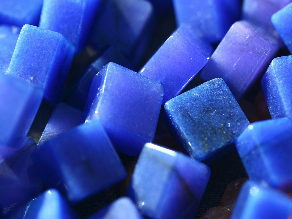 Lapis Lazuli, Cubed. One of many image of stone beads offe