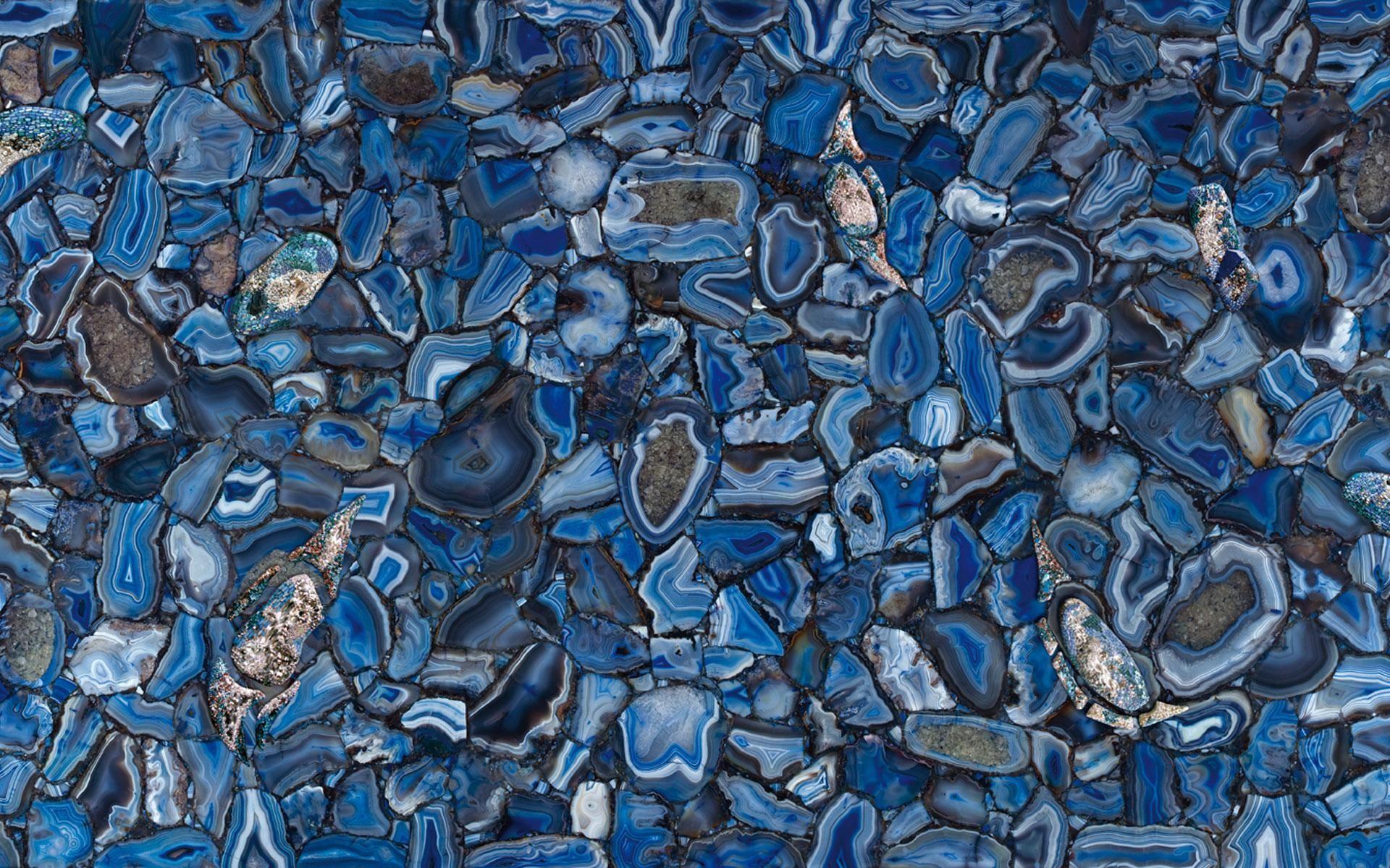 Blue Agate. ⚂Color: Blue. Agate, Blue wallpaper, Blue