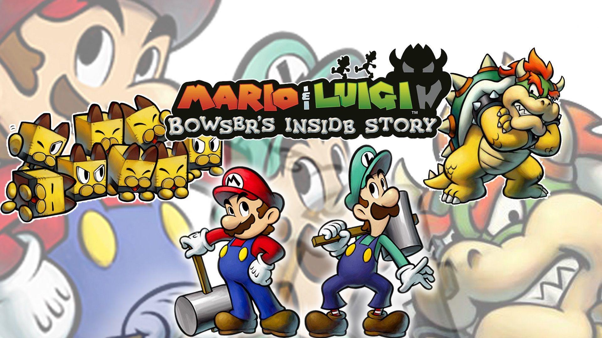 Mario & Luigi Bowser Inside Story Wallpapers.
