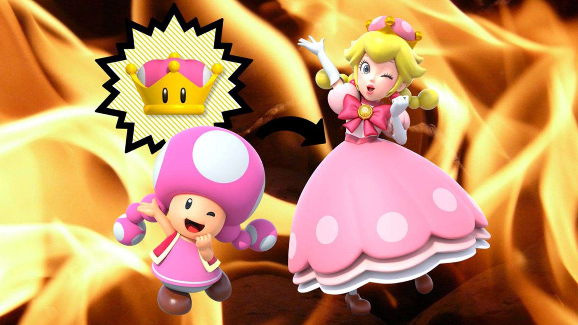 New Super Mario Bros U Deluxe Gives Toadette a Questionable Ability