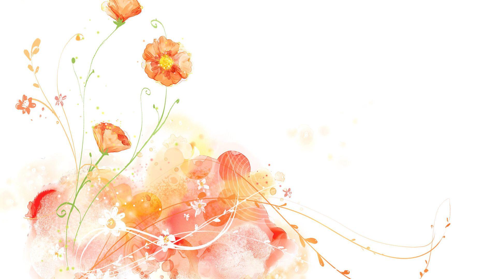 Watercolor Floral Wallpaper