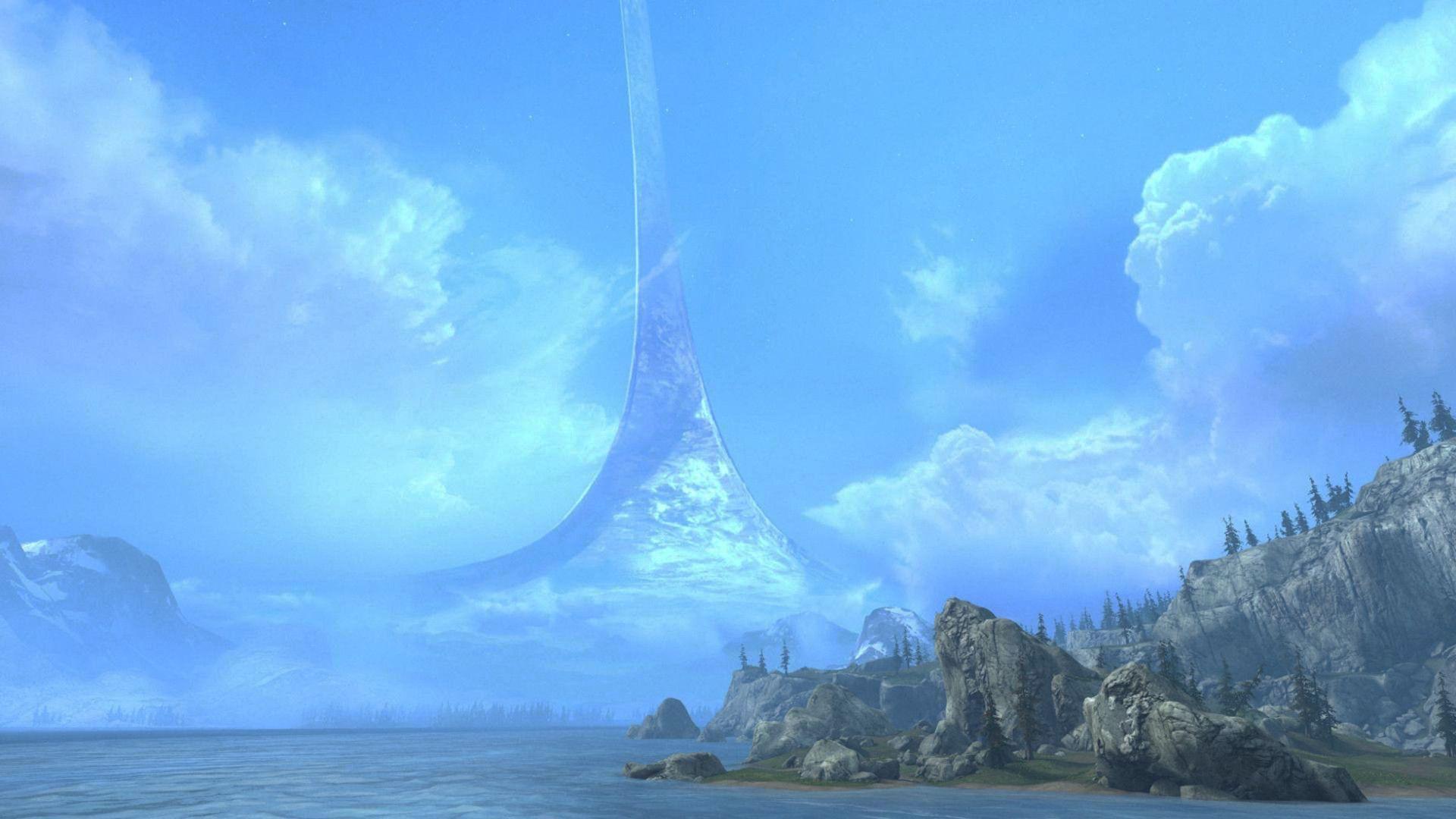 Ring World Halo Wallpaper 1920x1080. Places Of The Future