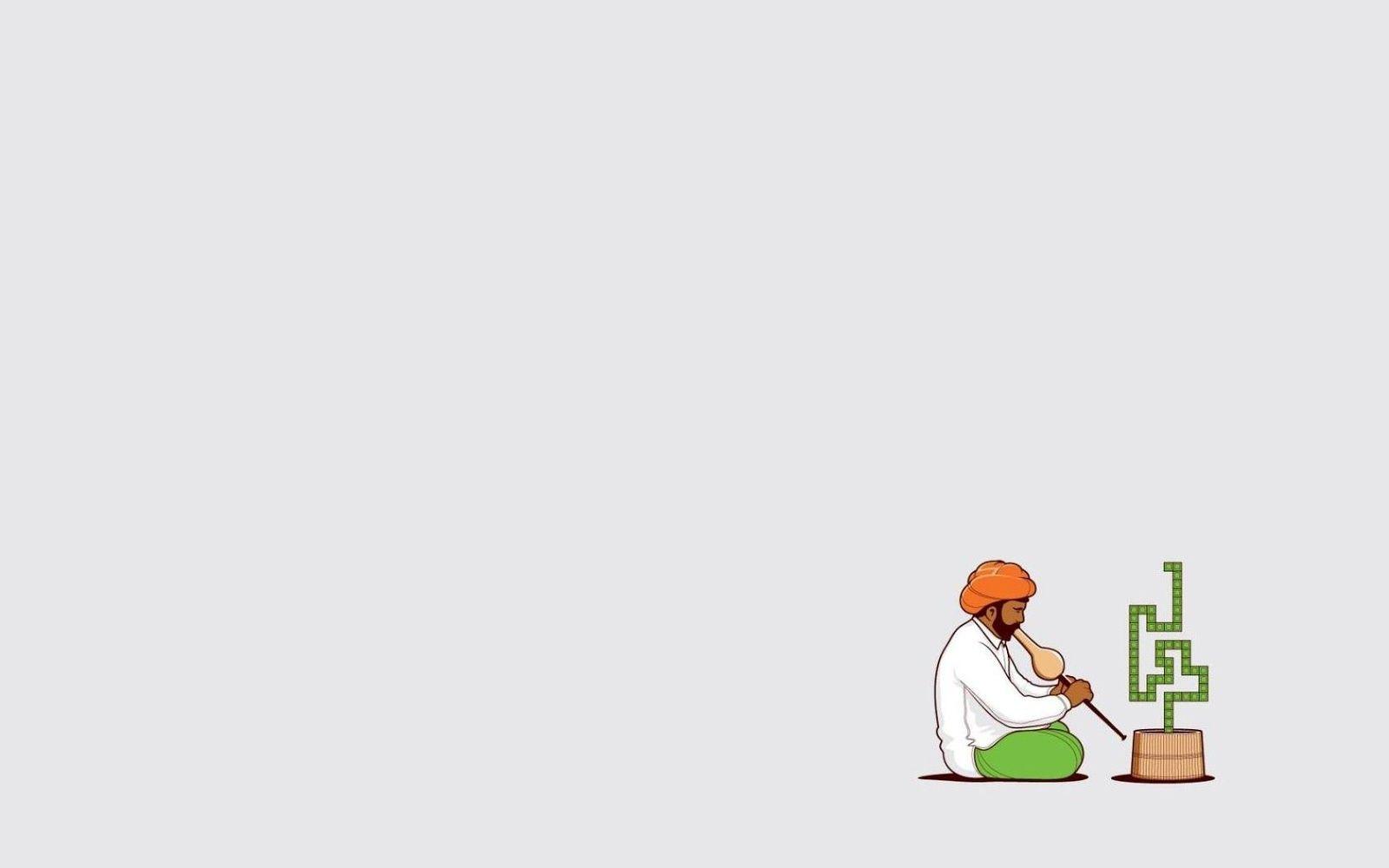This Snake Charmer in Action wallpaper is suitable for use on your
