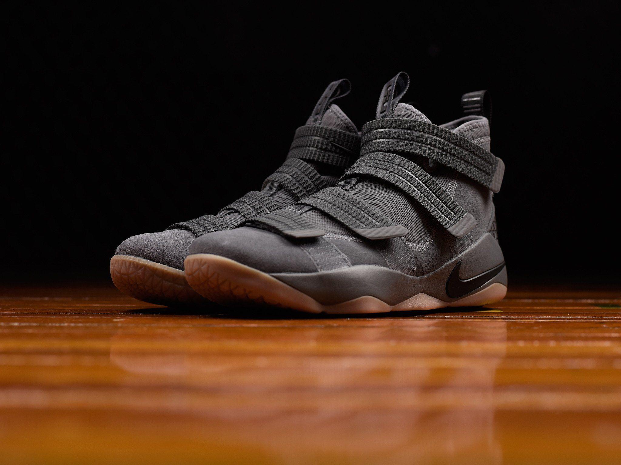 The Nike LeBron Soldier 11 has Dropped in 'Grey Gum'