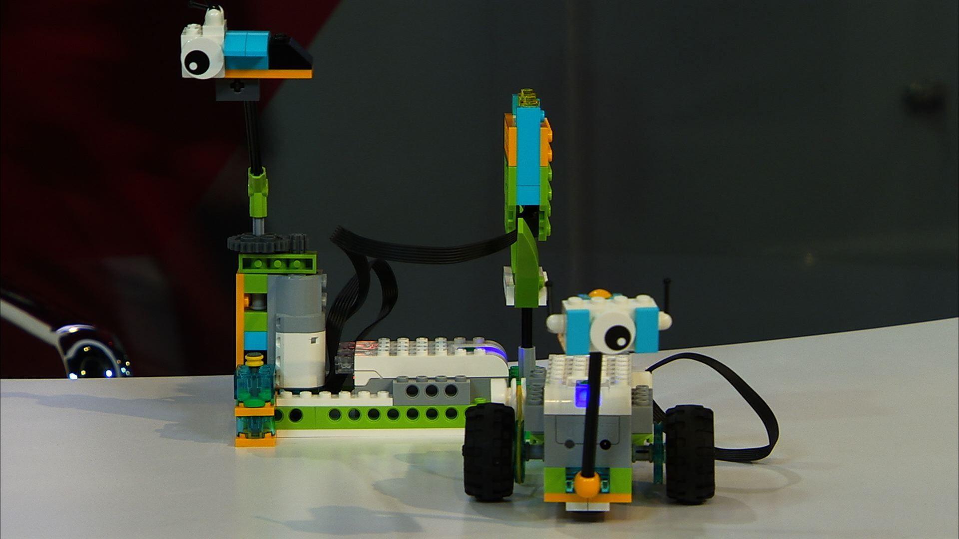 Lego robots scoot into the classroom