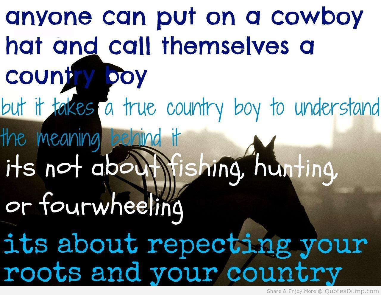 Quotes About Country Boys