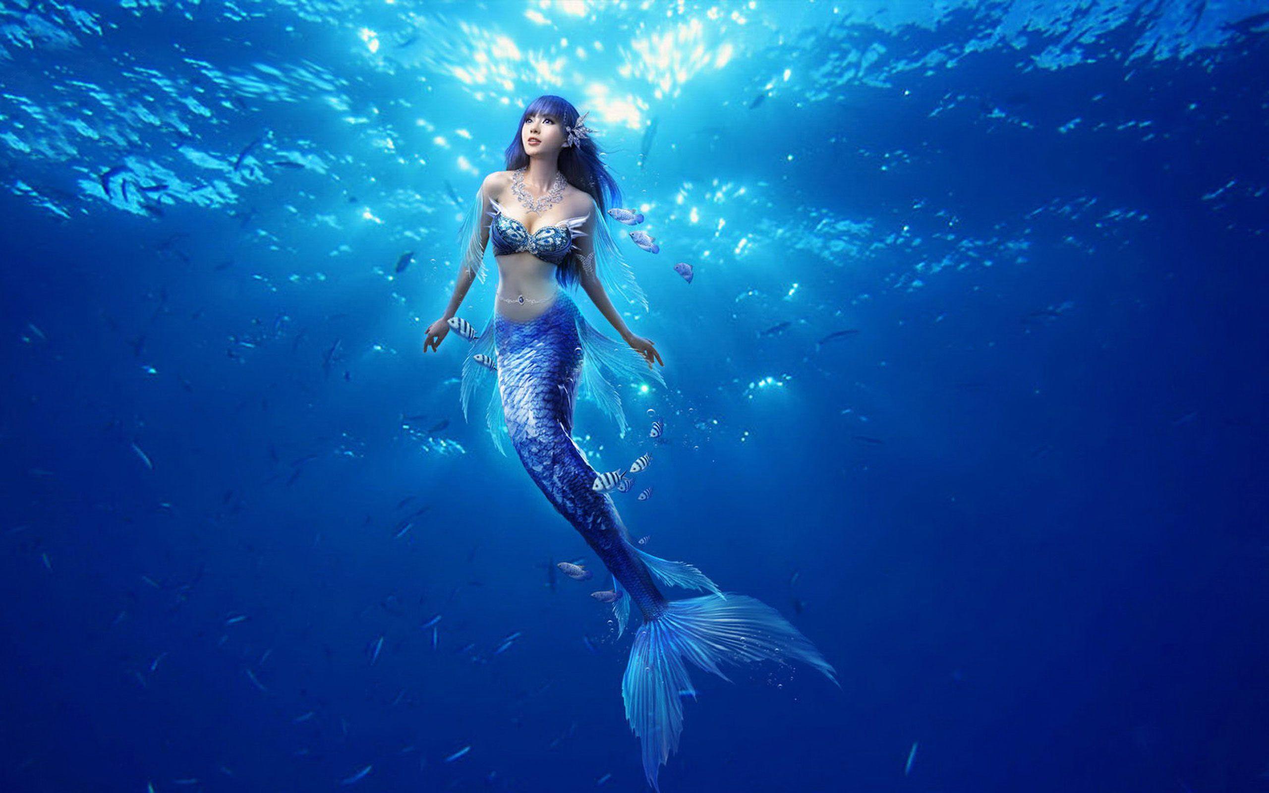 Beautiful Mermaid (2560×1600). Mermaid Wallpaper