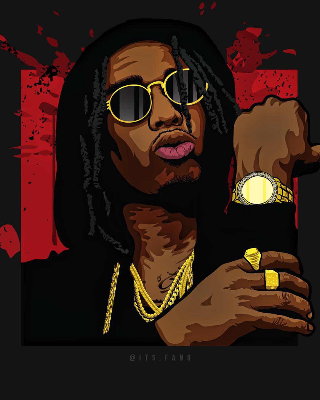 Takeoff ❤️  Migos, Migos wallpaper, Migos rapper