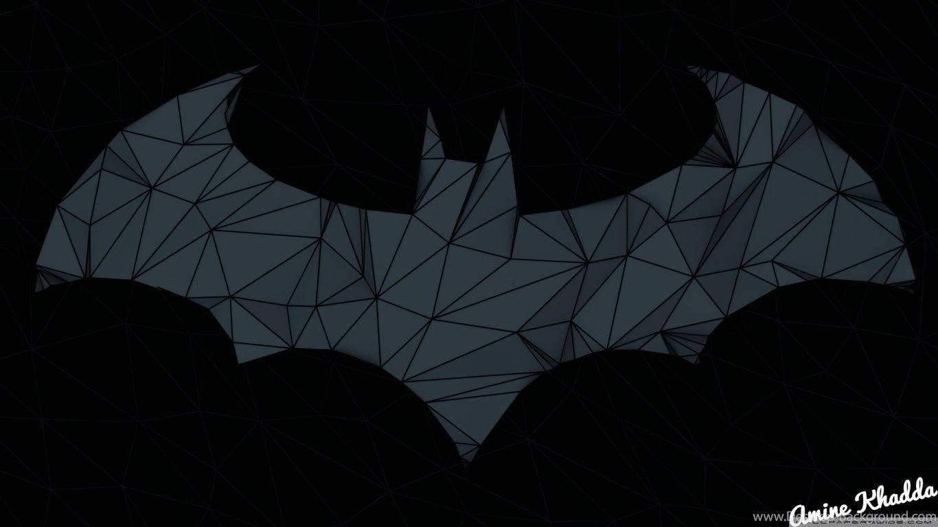 Batman Arkham Origins Low Poly Logo 2 HD Desktop Wallpaper, High