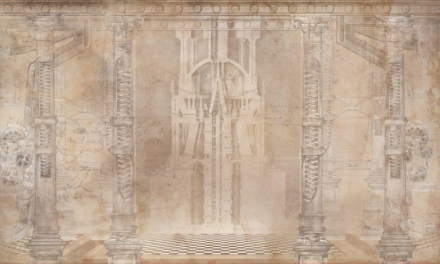 TOWER OF BABEL coverings / wallpaper from WallPepper