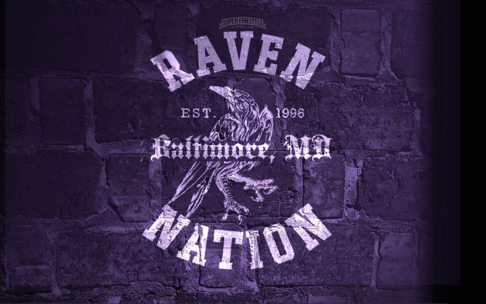 Free Ravens Desktop Wallpaper. Super Fan Style