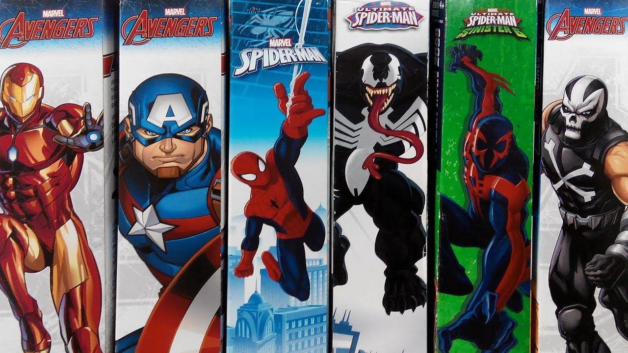 Super Hero Marvel, Venom, Iron Man, Spiderman 2099