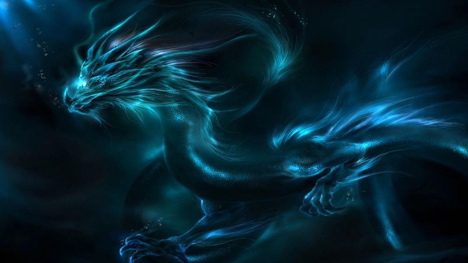Blue Dragon Wallpaper (Picture)