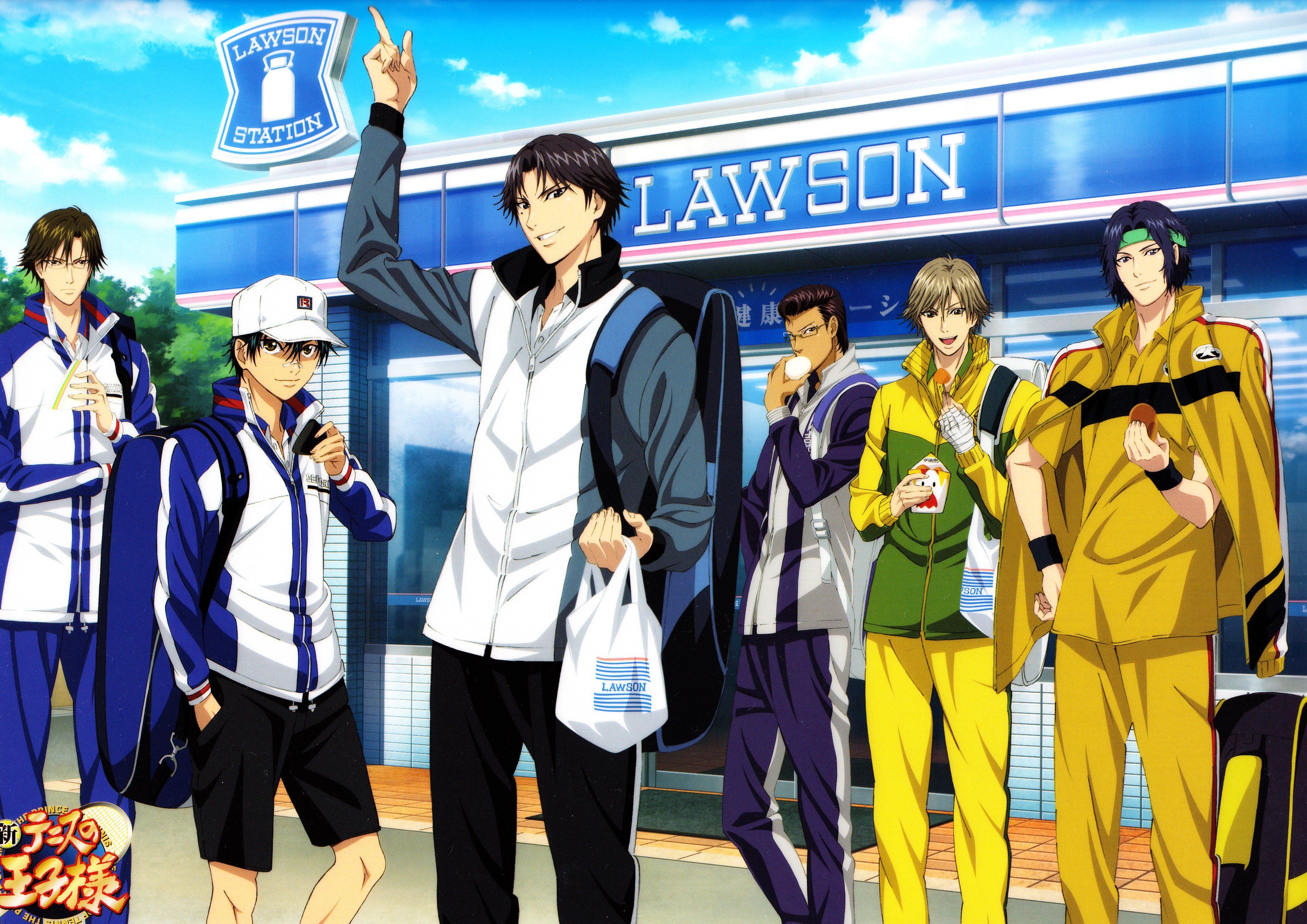 Anime guys group Prince of Tennis Series Ryoma Echizen Character
