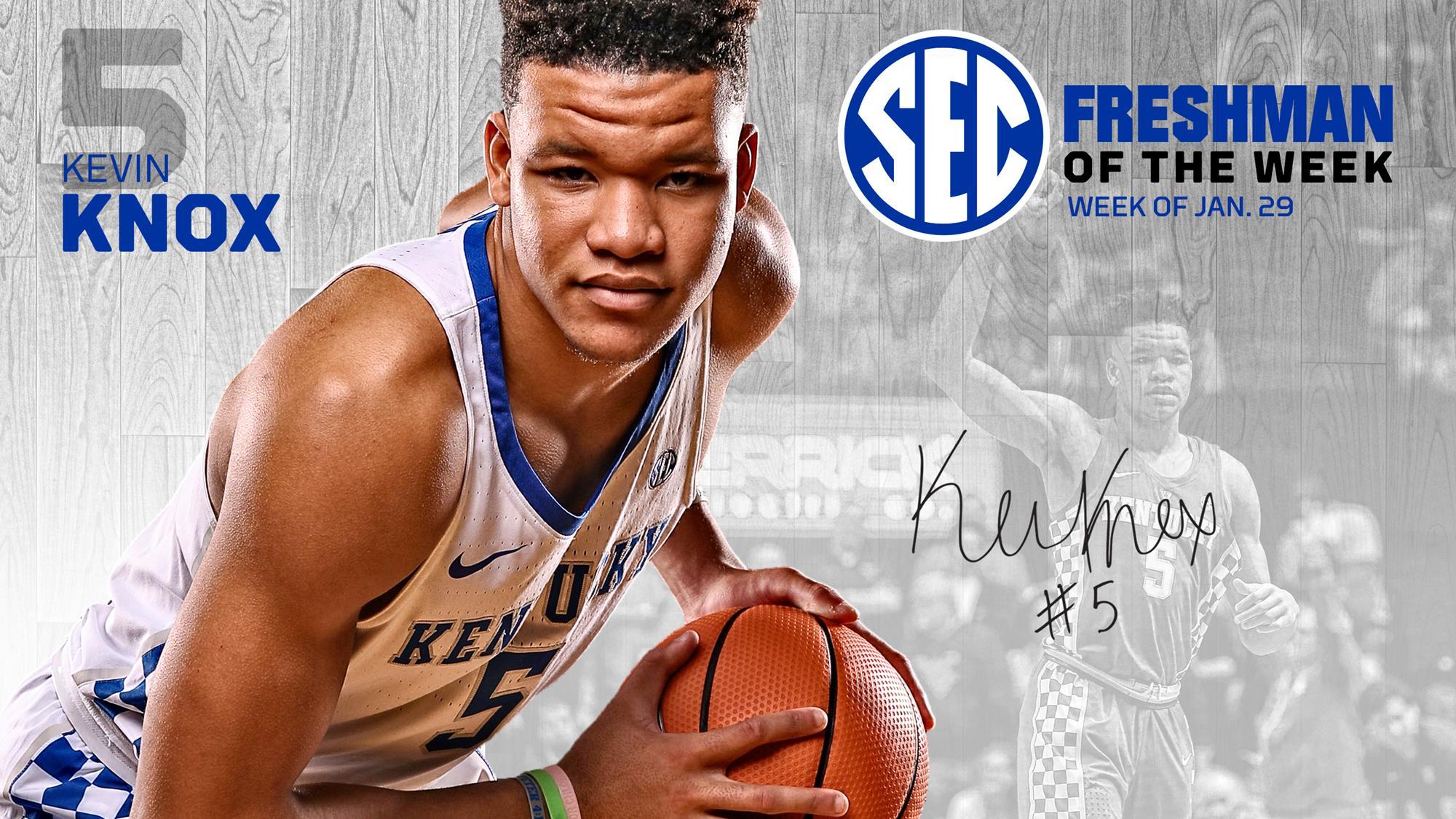 Kevin Knox Named SEC Freshman of the Week of Kentucky