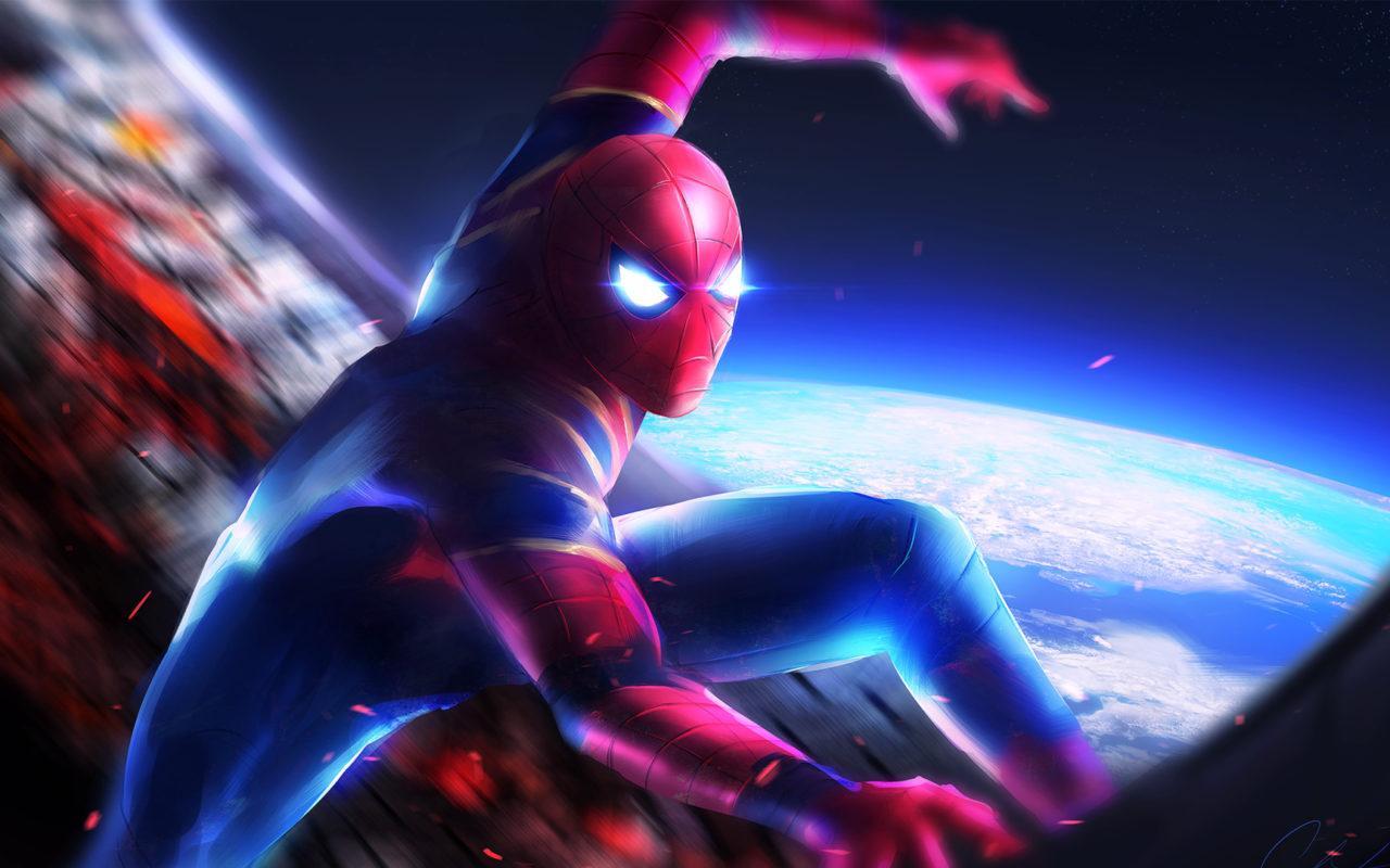 Spider Man In Avengers Infinity War Wallpaper