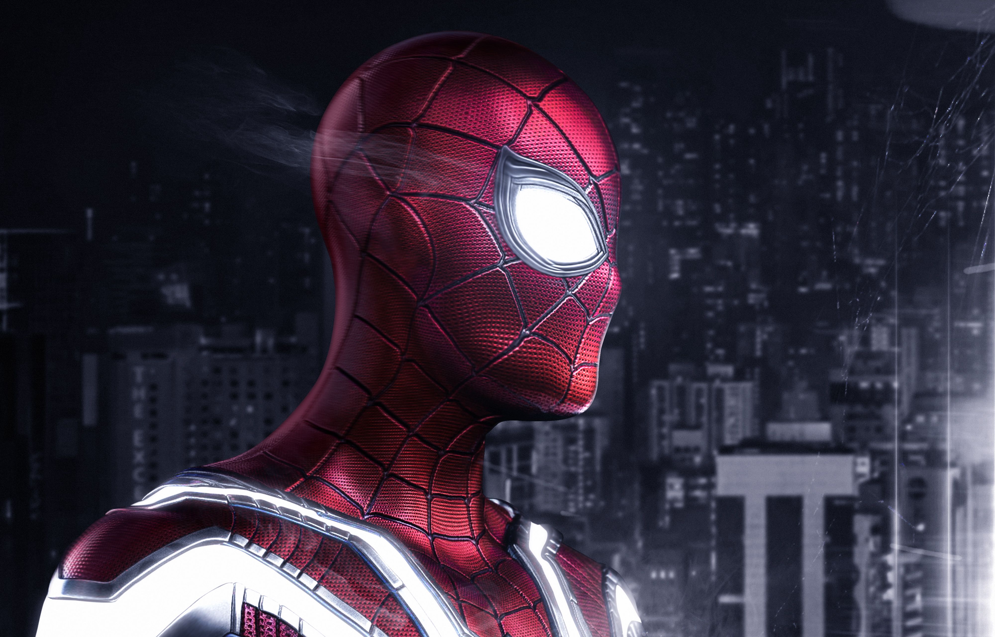 Iron Spider Movie Avengers Infinity War Spider Man 4k 3840x2160 HD