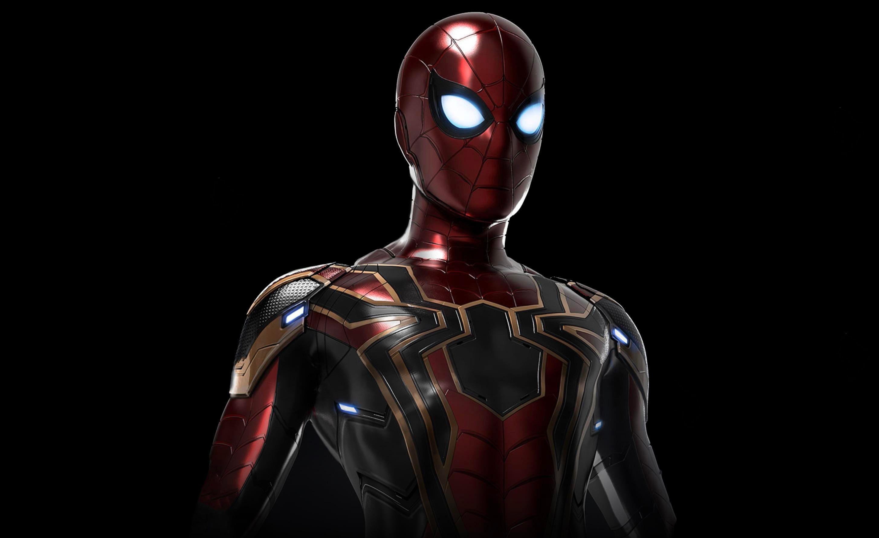Wallpaper Iron Spider, Avengers: Infinity War, Spider Man, HD