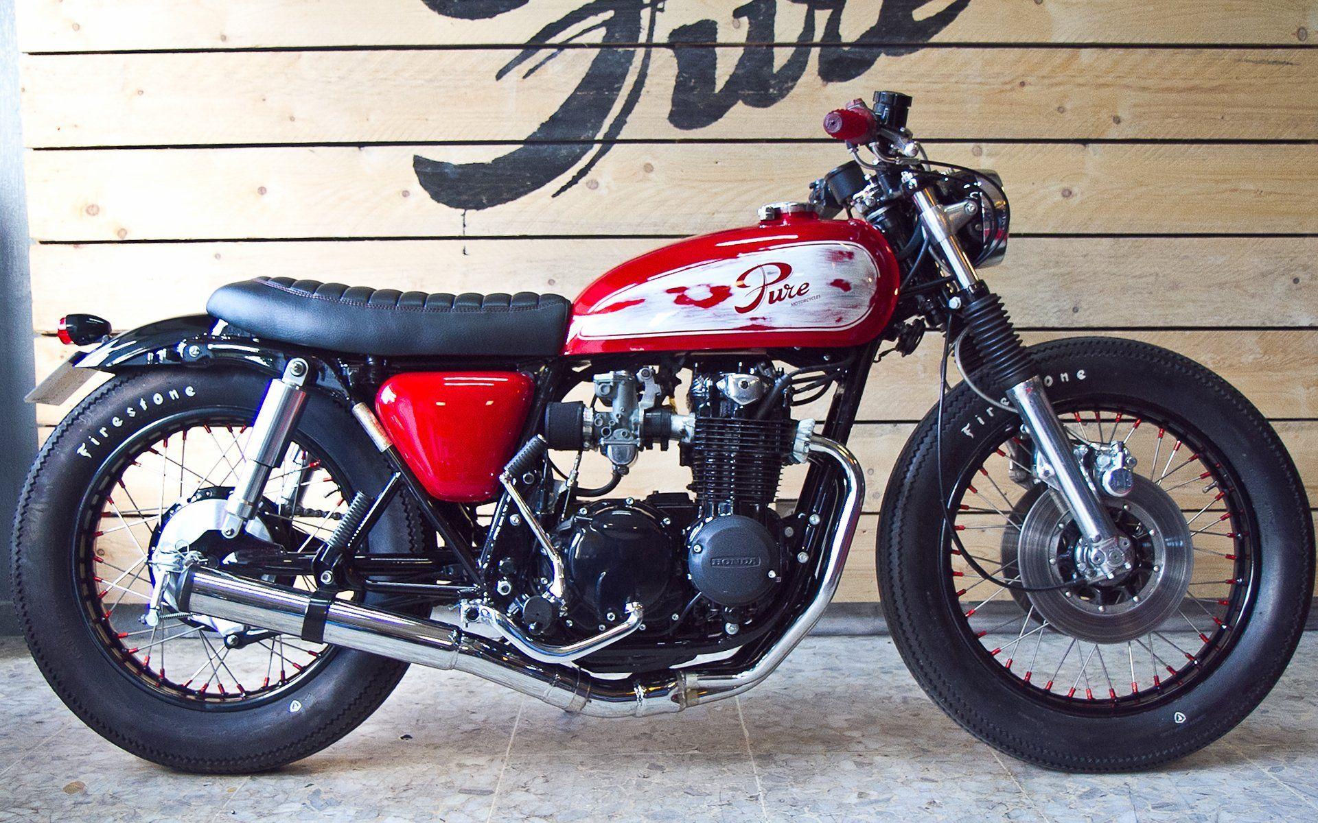 honda cafe racer motorcycle HD wallpaper