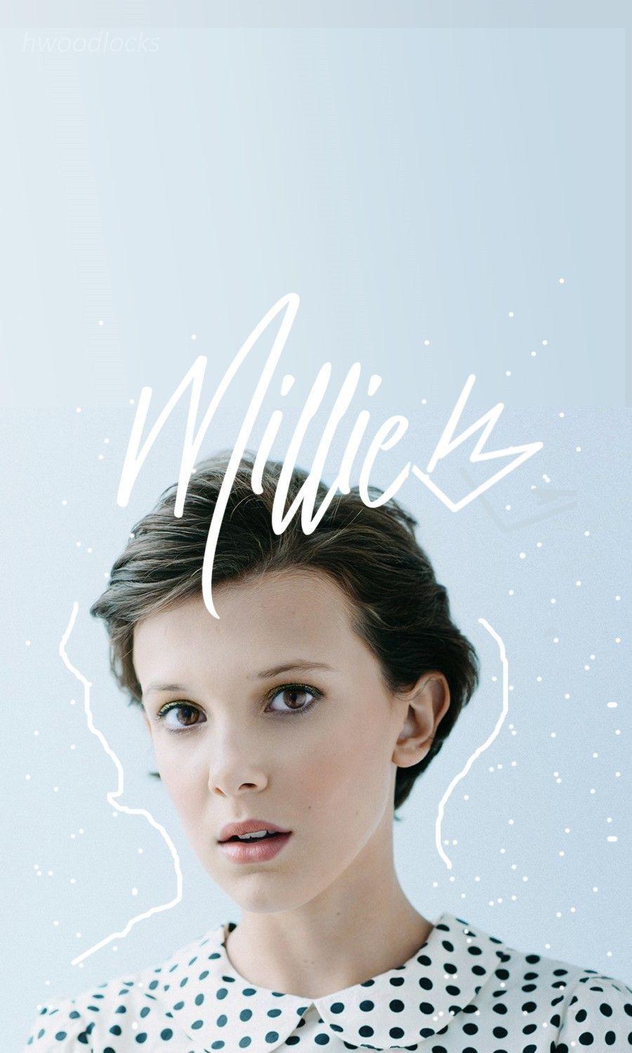 HD wallpaper: Millie Brady, women, actress, brunette, green eyes, lipstick  | Wallpaper Flare