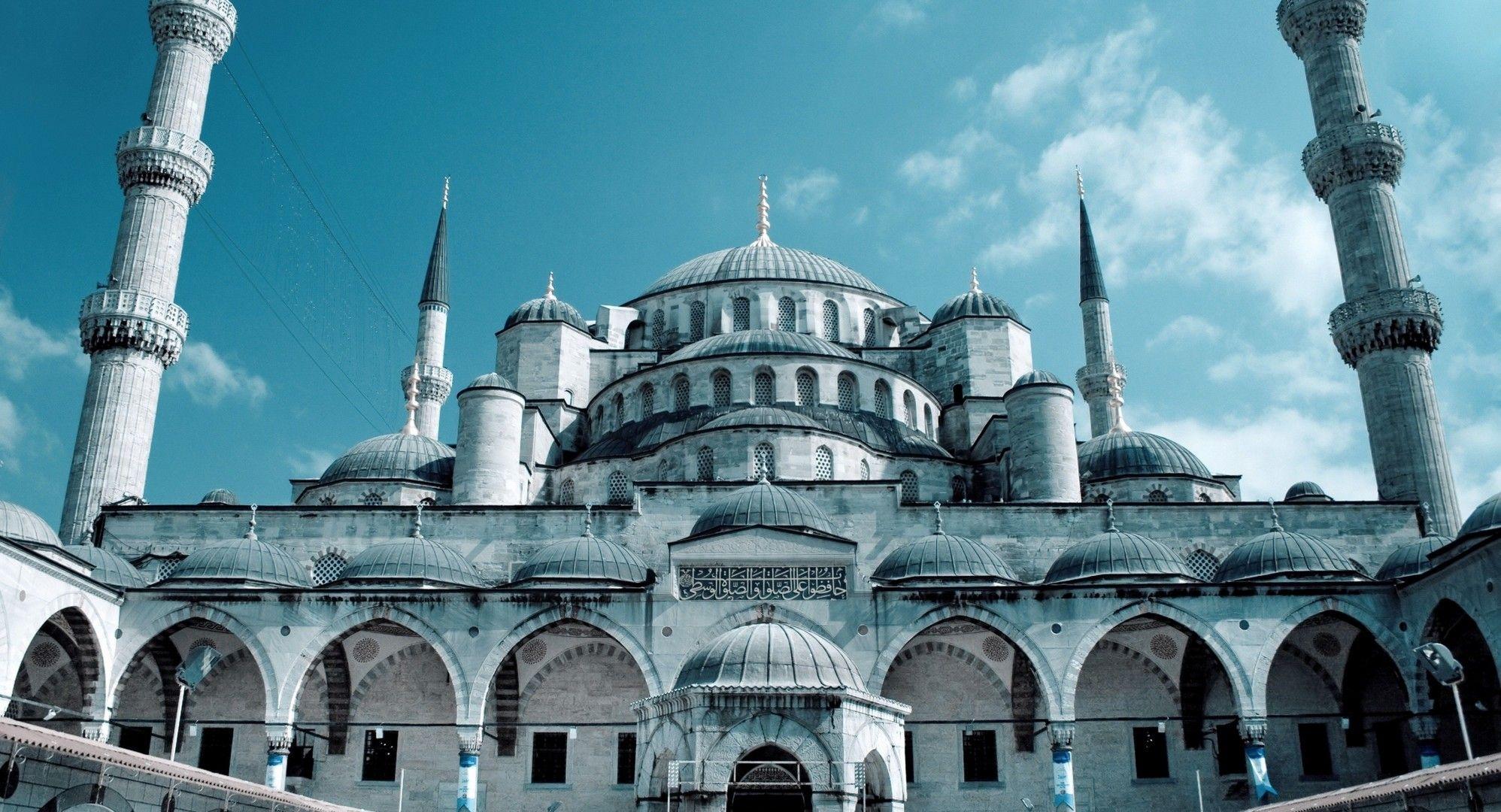 Download 1996x1080 Sultanahmet Mosque, Turkey, Istanbul