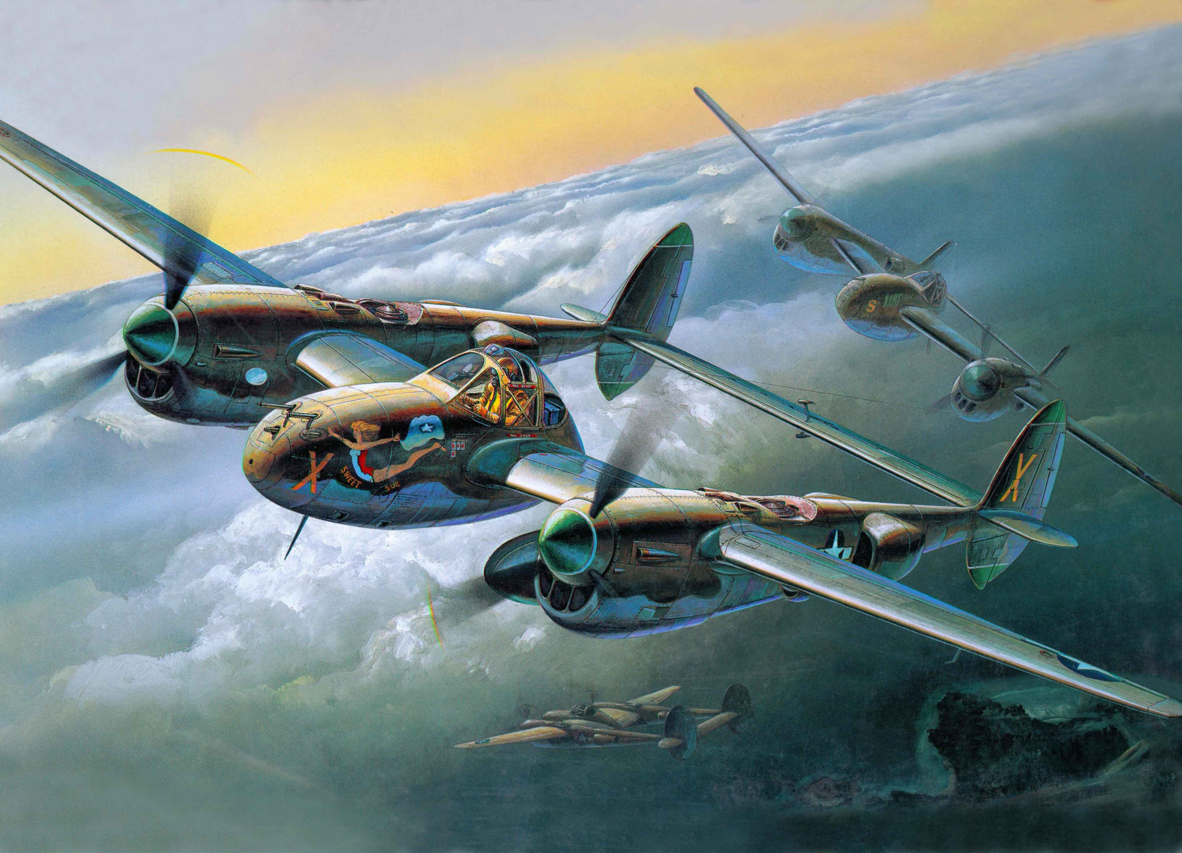 Lockheed P 38 Lightning 4k Ultra HD Wallpaper. Background Image