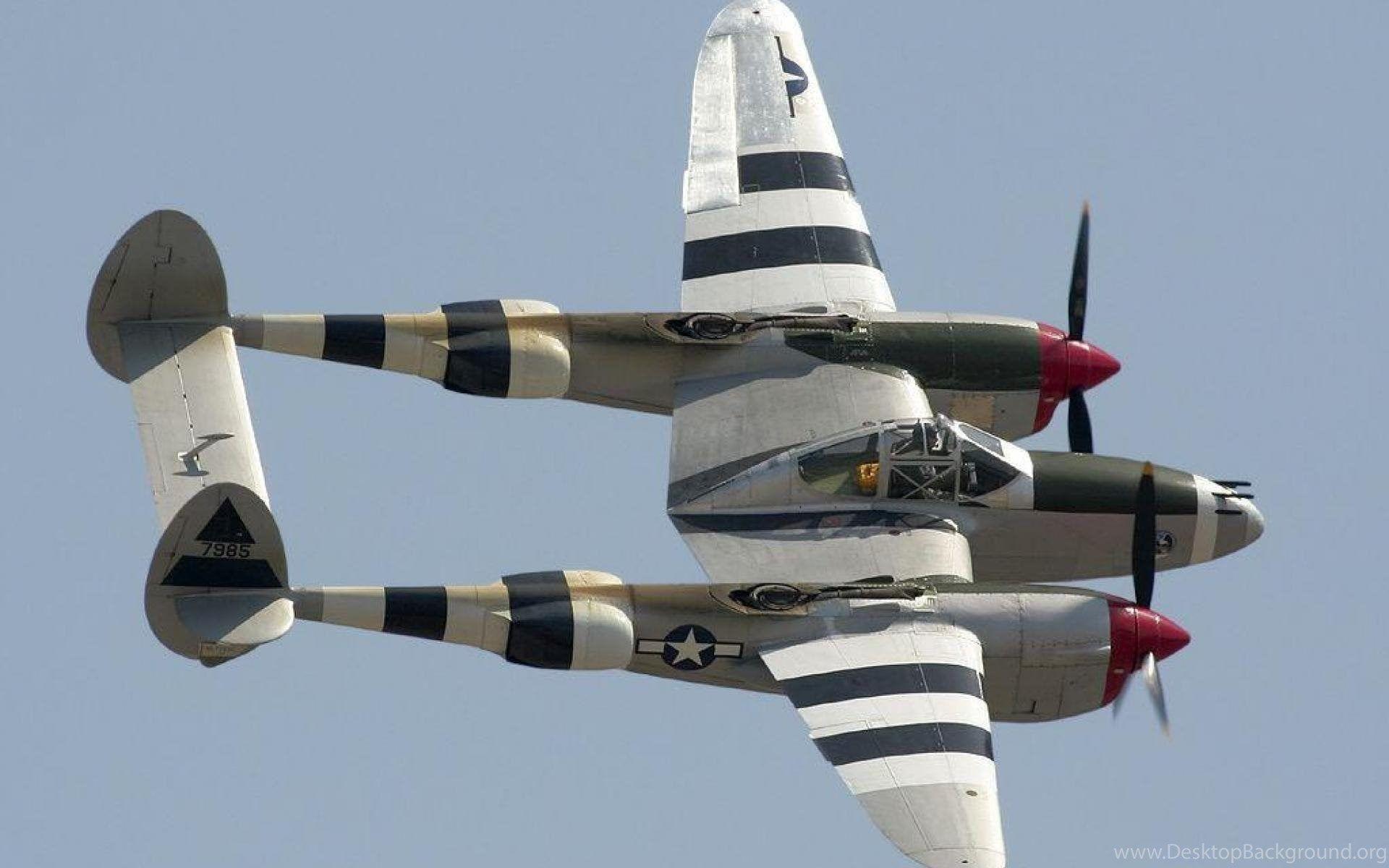 Lockheed P 38 Lightning Wallpaper Desktop Background