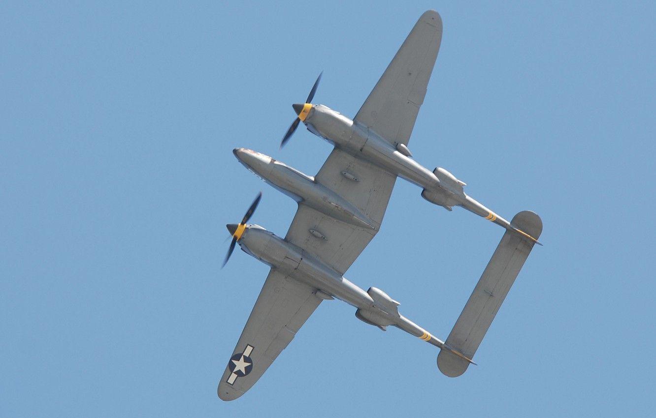 Wallpaper Airplane, Aviation, Lockheed P 38 Lightning Image