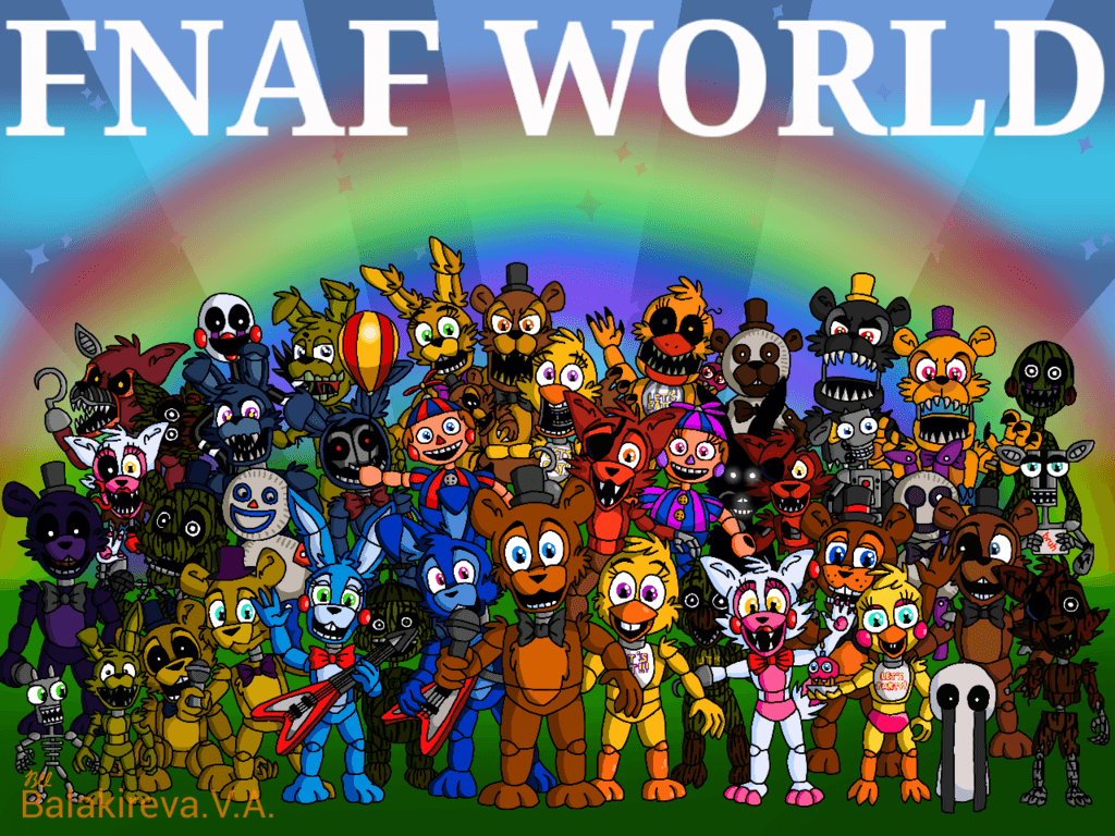 fnaf world wallpaper