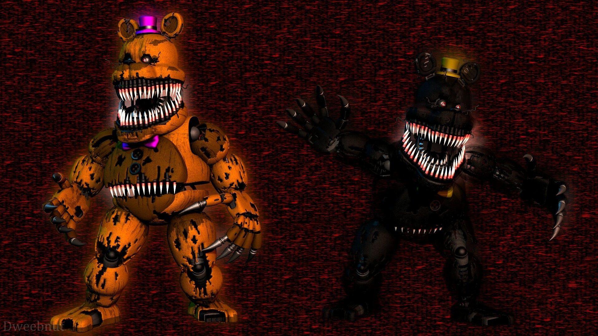 Nightmare Foxy wallpaper by purple_glitchfnaf - Download on ZEDGE