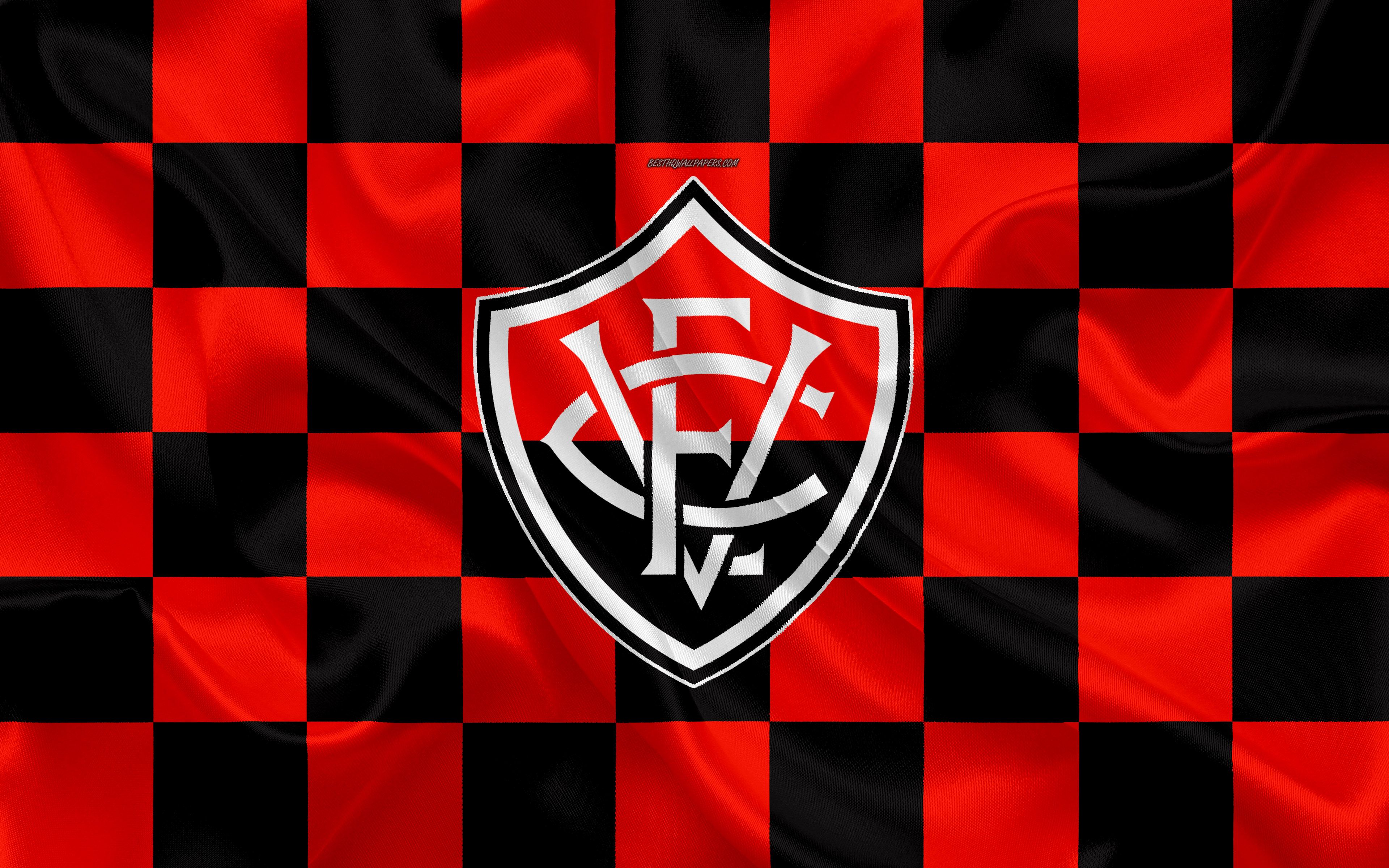 Download wallpaper Esporte Clube Vitoria, 4k, logo, creative art
