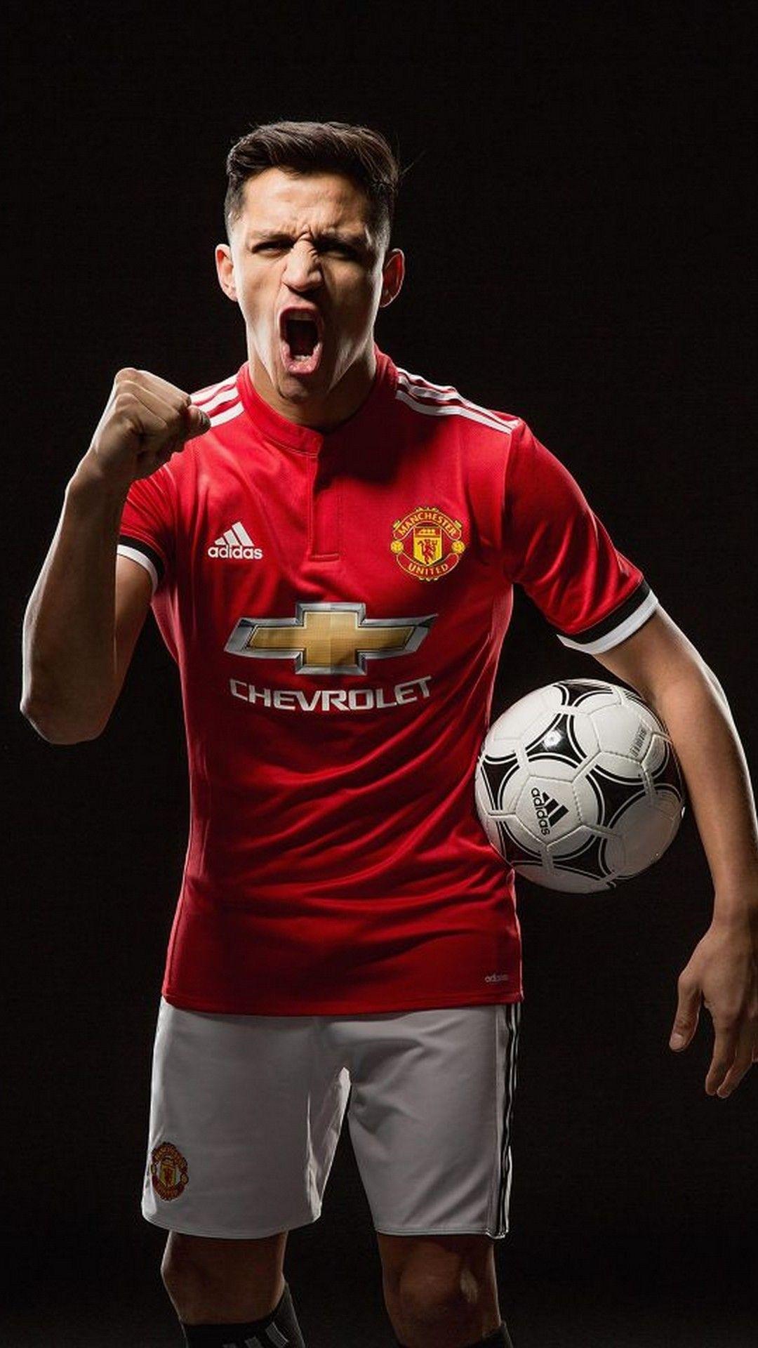 Alexis Sanchez Manchester United iPhone .3Diphonewallpaper.com