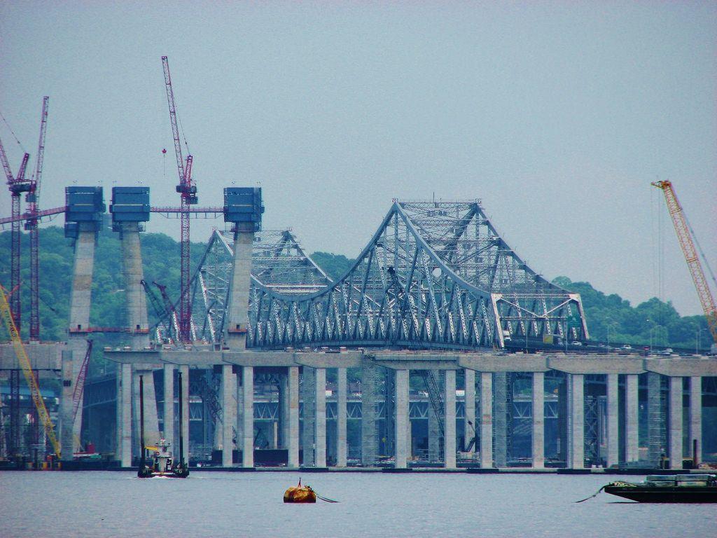 THE NEW TAPPAN ZEE BRIDGE IN PROGRESS IN JUNE 2016