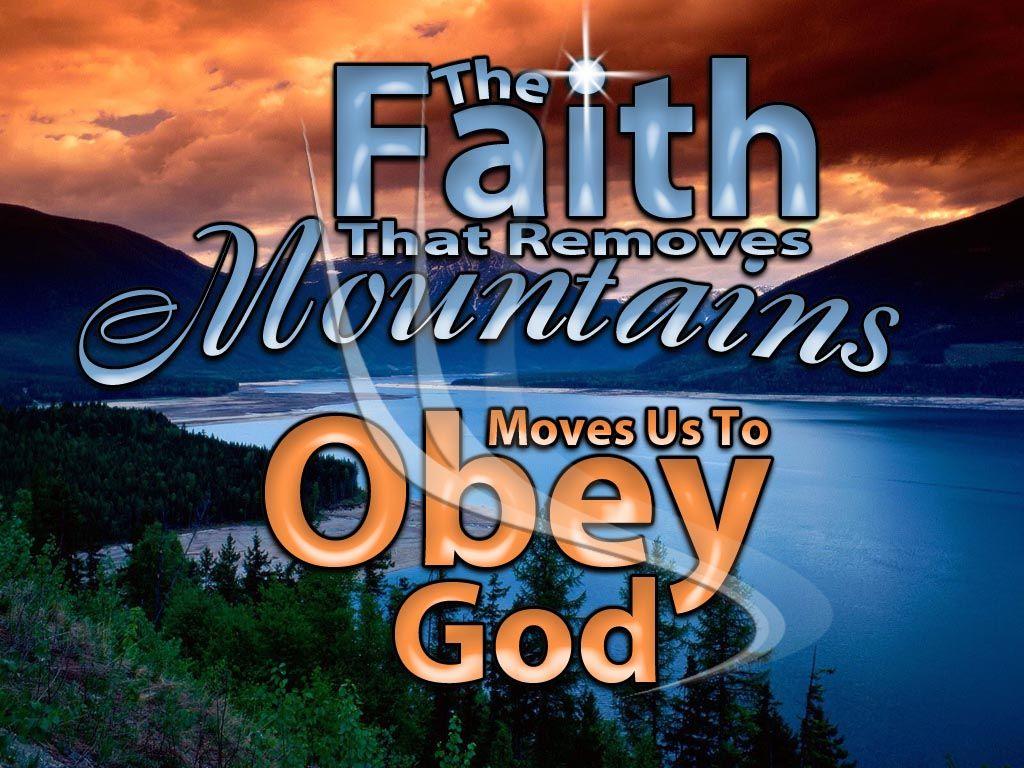 Faith Produces Obedience