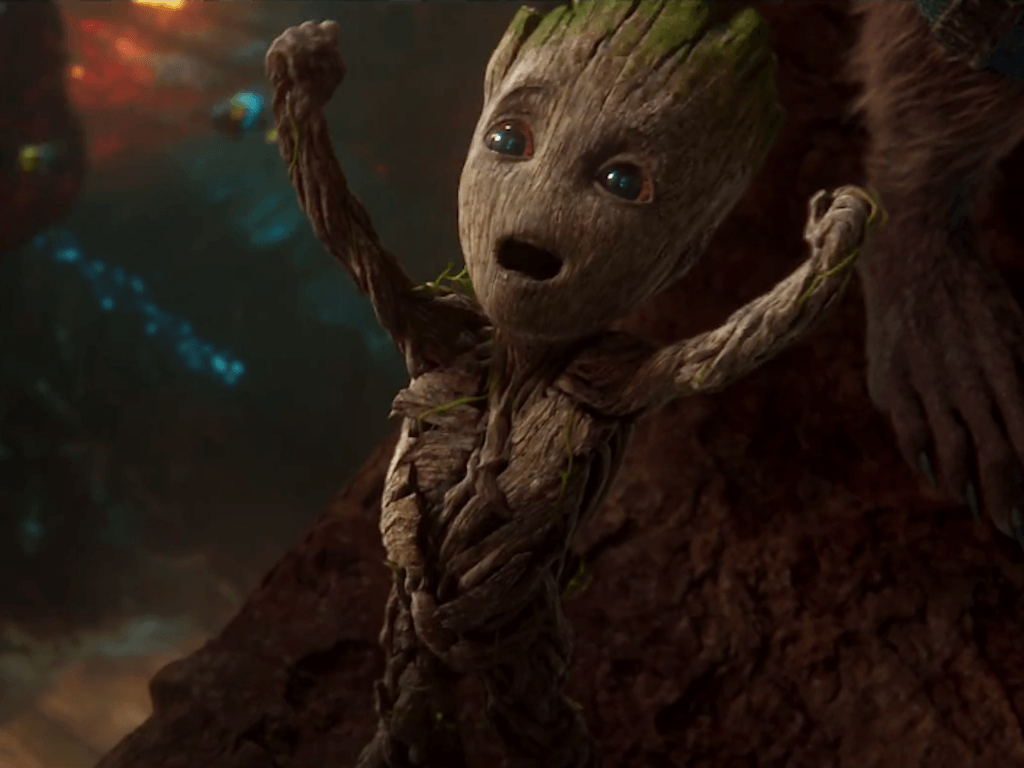 Image for guardians of the galaxy baby groot wallpaper 4k. bb