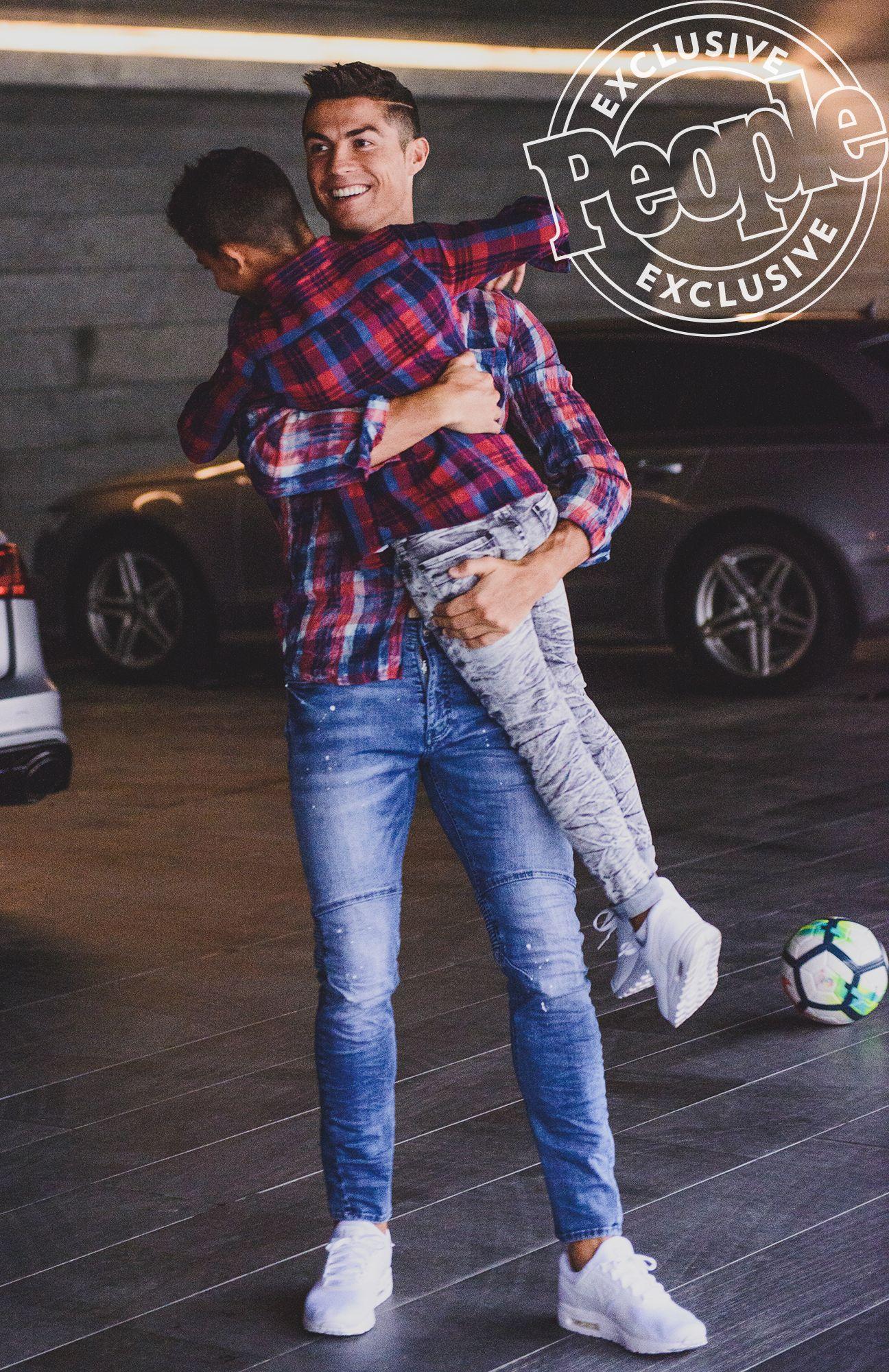 Cristiano Ronaldo and Son: Fashion Photo Shoot