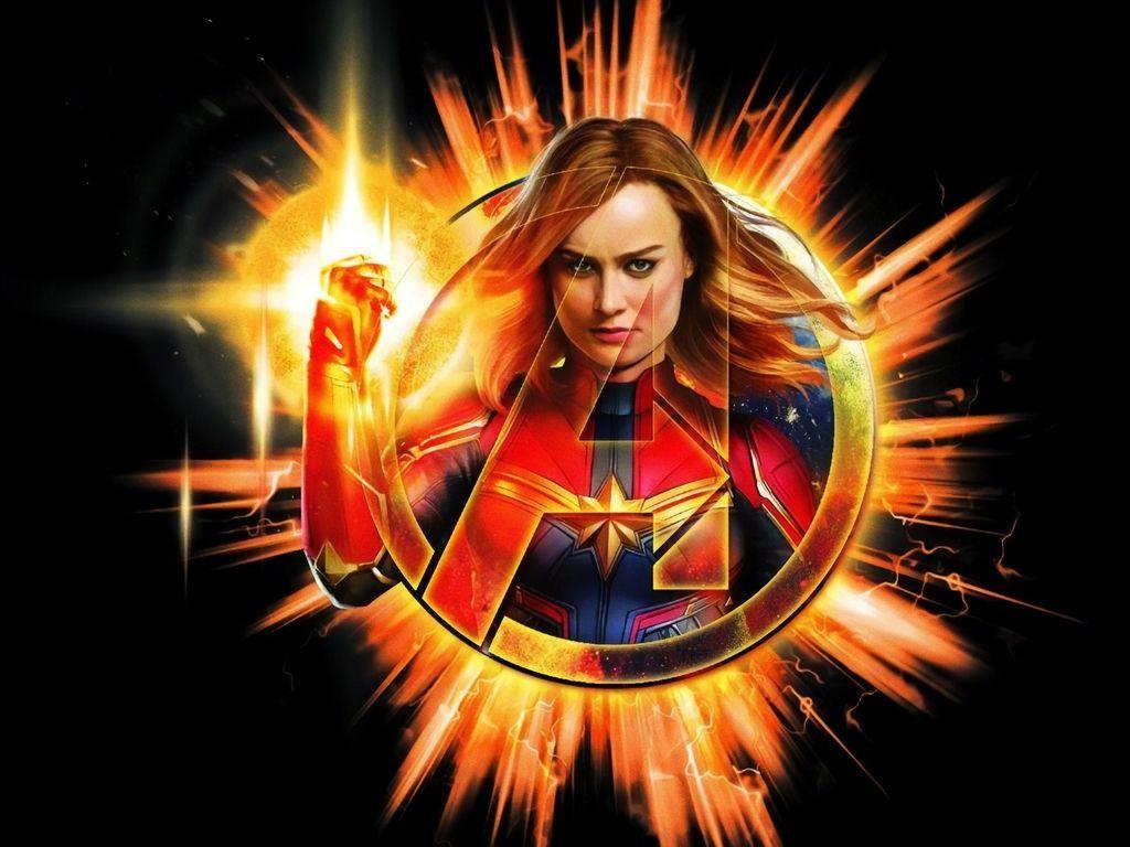 Captain Marvel Avengers EndGame 2019 4k 1024x768 Resolution
