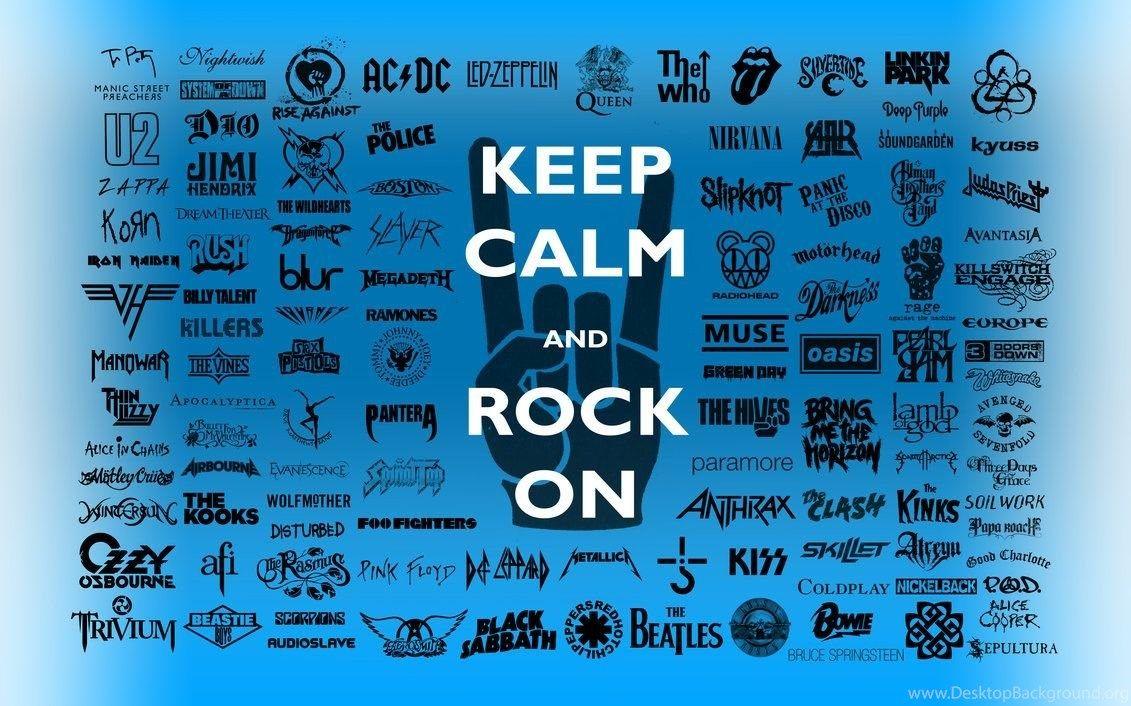 Keep Calm, Rock On Wallpaper By Tazerguy Desktop