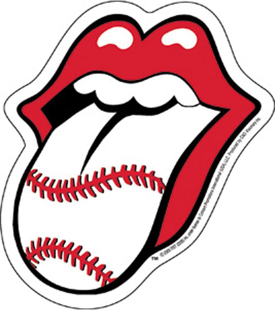 The Rolling Stones Baseball Tongue Sticker