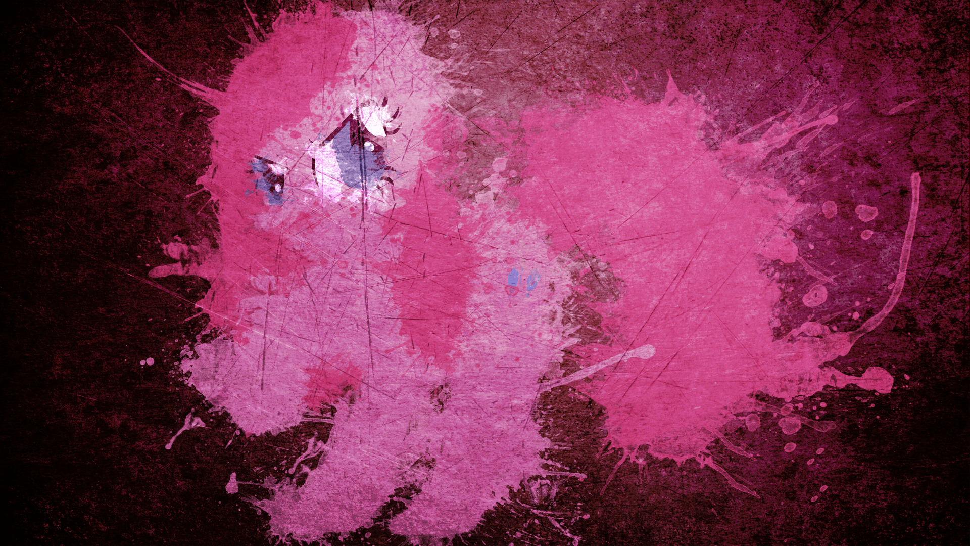 Pinkamena Grunge Wallpaper by Tzolkine. My Little Wallpaper
